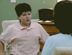 boy slaps mom