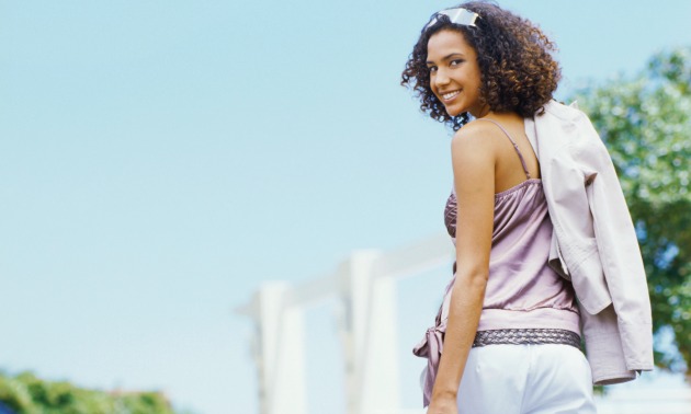 black-woman-looking-back