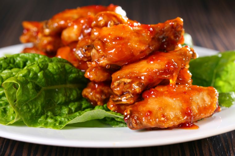 Bourbon Chicken Wings