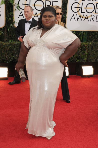 Gabourey Sidibe at The 2014 Golden Globes