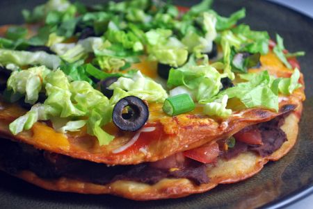 Mexican Tortilla “Pizza”