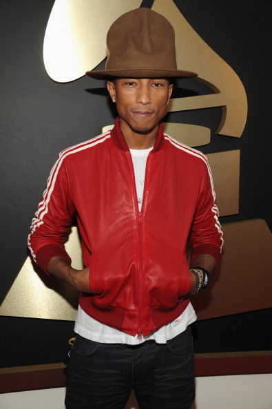 Pharrell in Vivienne Westwood and Adidas