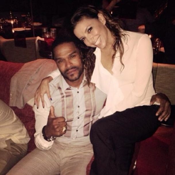 Maxwell With Eva Longoria