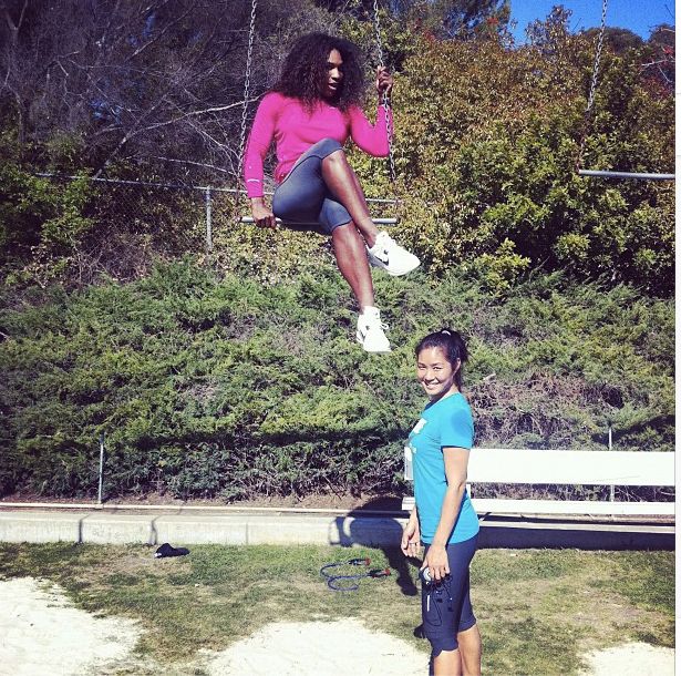 Serena Williams-She Knows How To Hang