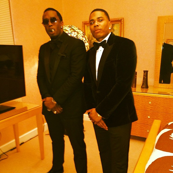 Diddy Poses With Nelly…