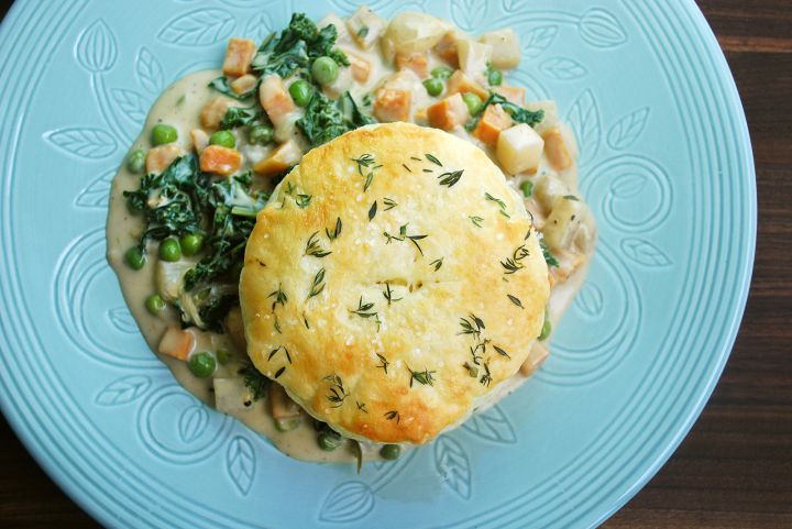 Sweet Potato Kale Pot Pie