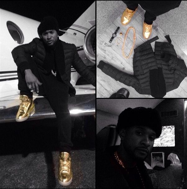 Usher’s Loves Gold