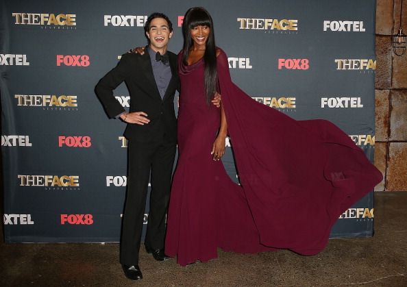 Naomi posed with designer Zac Posen at ‘Face of Australia’ photo call.