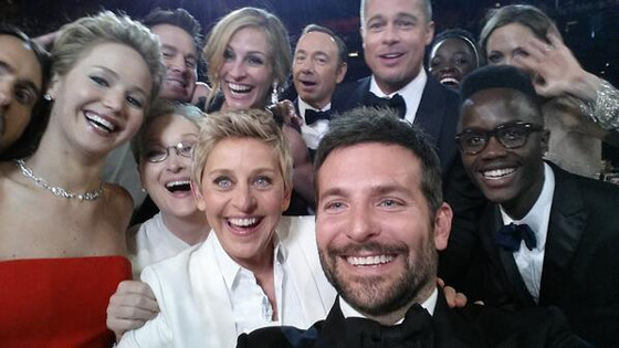 oscars selfie