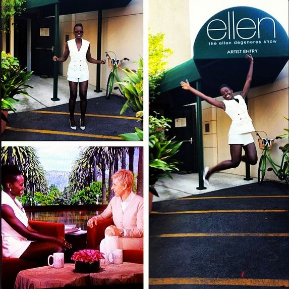 Lupita Jumps For Joy On “Ellen”