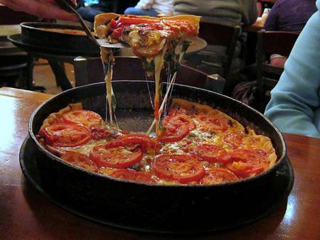 Deep Dish Pizza: Chicago, USA