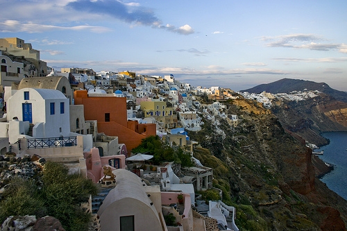 Oia in Santorini, Greece