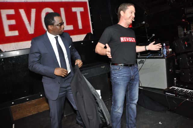 Diddy Has Some Fun On Stage