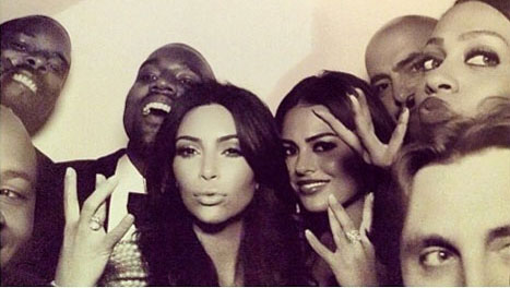 Kimye Wedding Instagrams