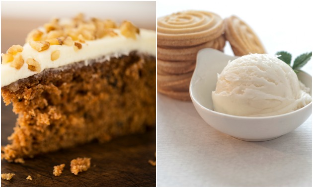 Carrot Cake & Ice Cream