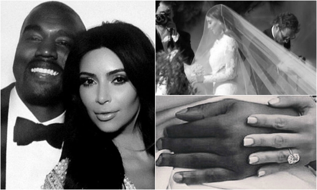 Kimye Wedding Instagrams