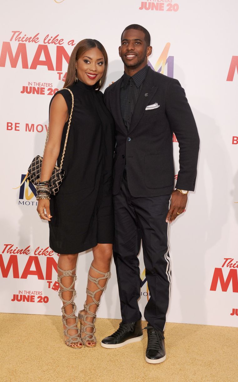 Chris Paul With Wife, Jada Crawley