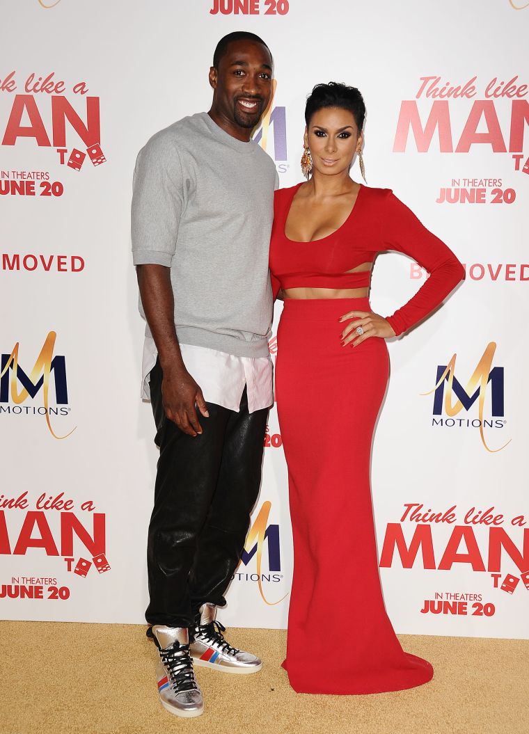 Laura Govan With Gilbert Arenas