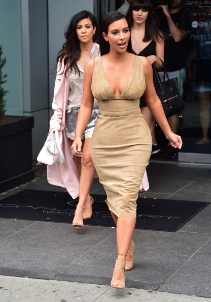 Kim Kardashian seen in the Meat Packing District in NY