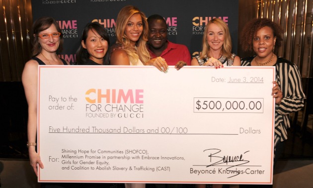 beyonce chime for change