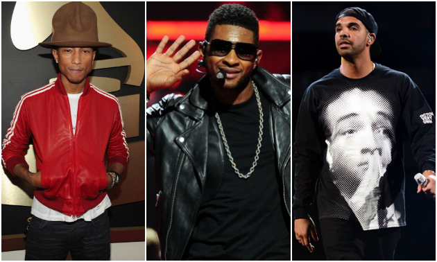 Pharrell Usher Drake