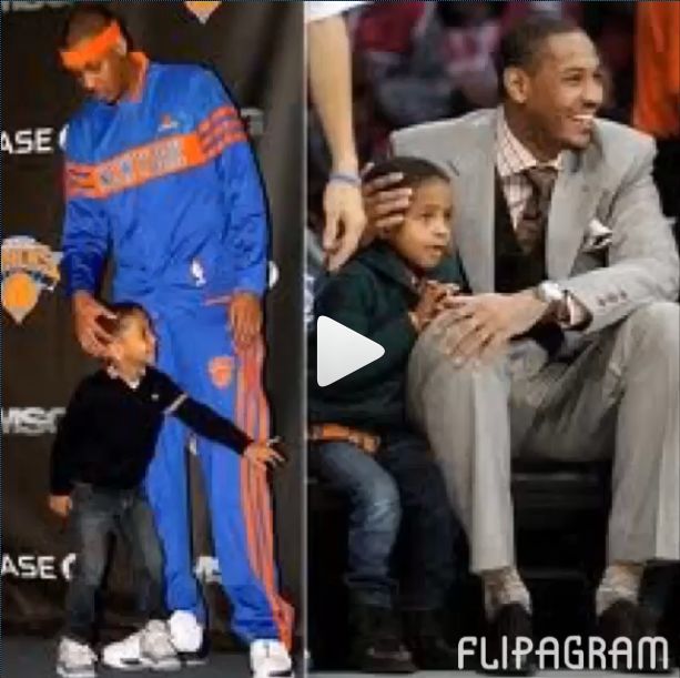 Lala Celebrates Carmelo