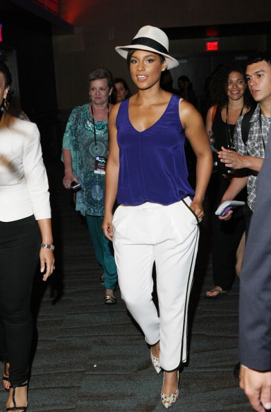 Alicia Keys attends the 2014 Essence Music Festival