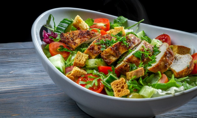 Warm Chicken Salad Recipe | HelloBeautiful