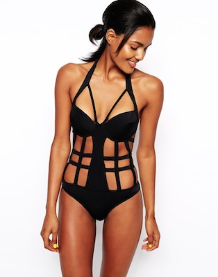 Strappy One Piece Swimsuit