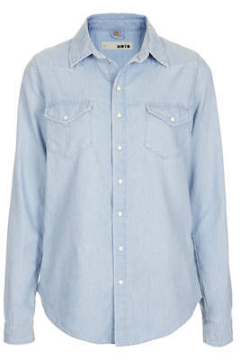Fitted Chambray Shirt