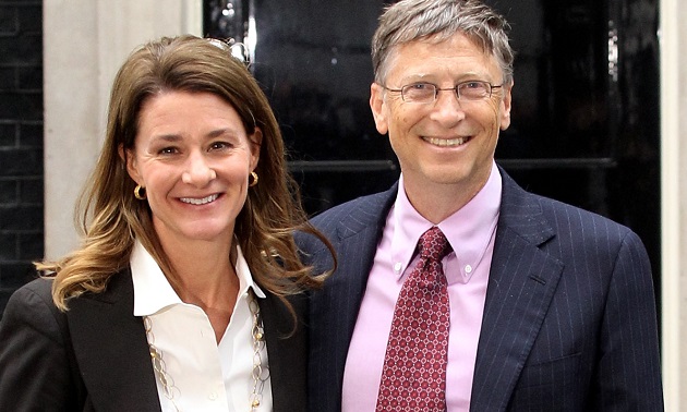 Bill Gates and Melinda Gates Visit Downing Street