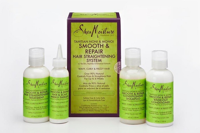 SheaMoisture’s SMOOTH & REPAIR HAIR STRAIGHTENING SYSTEM