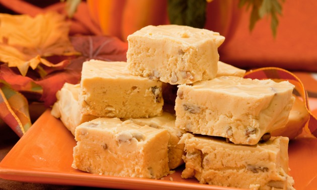 Pumpkin Butterscotch Fudge