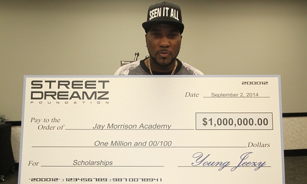 Young Jeezy Donates $1,000,000 to Jay Morrison Academy