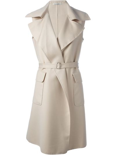 Sleeveless Trench Coat