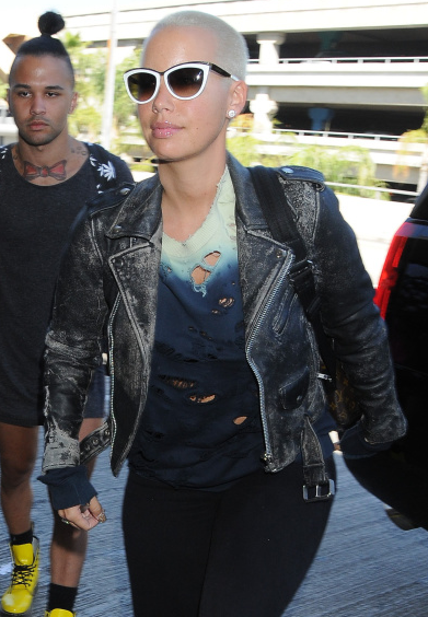 Best “Holes In Clothes” Look: Amber Rose
