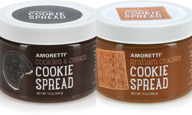 Amoretti Cookies & Cream and Graham Cracker Cookie Spreads
