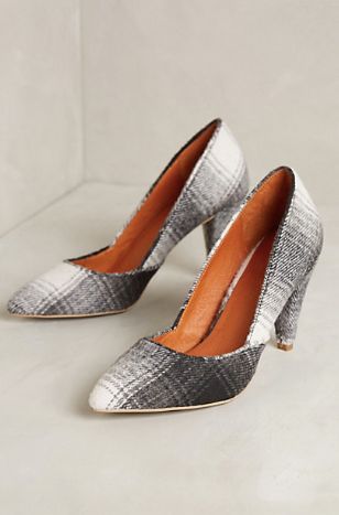 Plaid Pumps