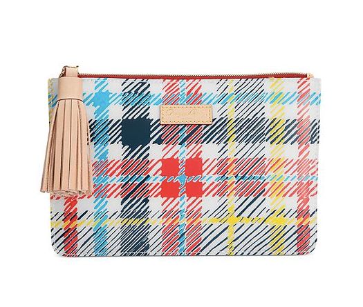 Plaid Clutch
