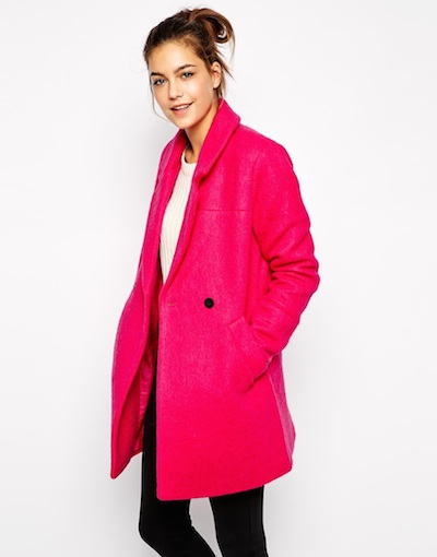 Pink Cocoon Coat