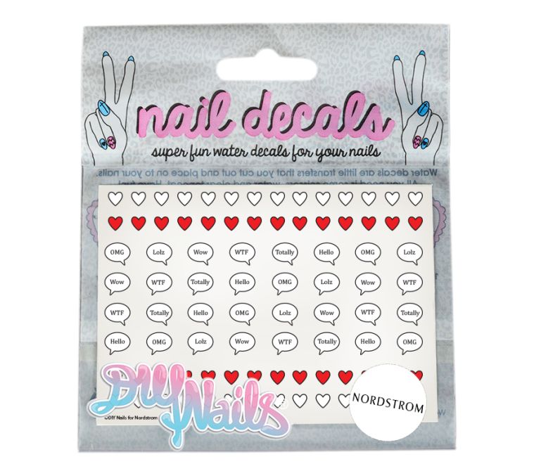 DIY Nails Alphabet Nail Decals: Nordstrom Beauty Exclusive