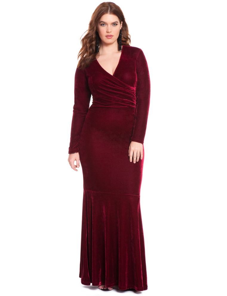 Eloquii Studio Velvet Gown