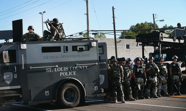 <> on August 13, 2014 in Ferguson, Missouri.