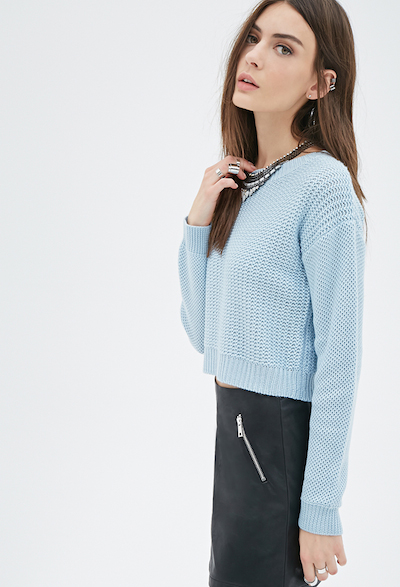 Boxy Cropped Sweater