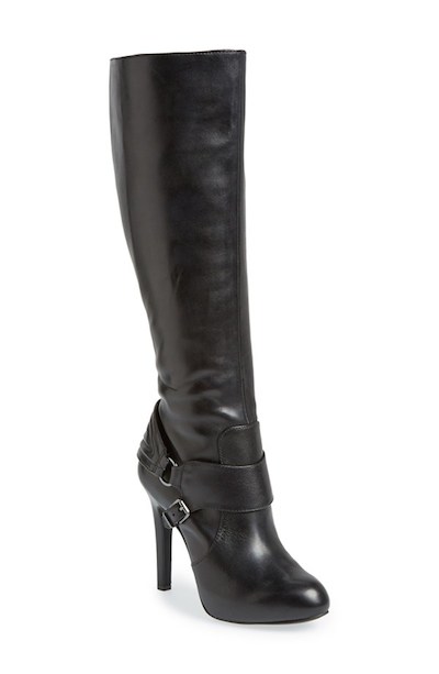Leather Knee High Boots