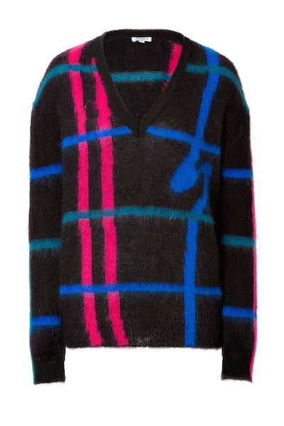 Neon Plaid Sweater