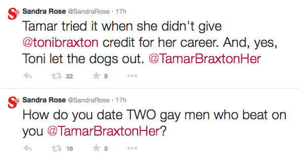 sandra rose tweets