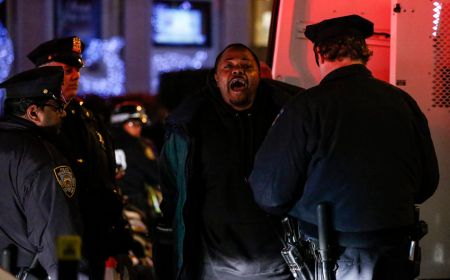 A Man Gets Gets Arrested While Protesting