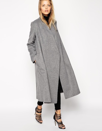 Oversize Coat with Wrap Detail