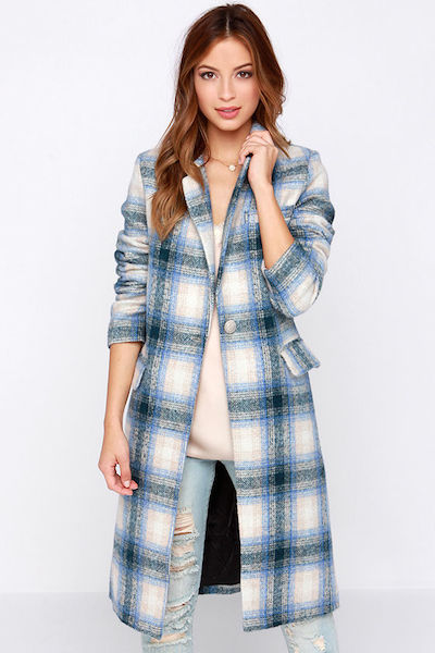 Plaid Coat